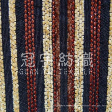 Strip Chenille Polyester and Acrylic Fabric for Home Decoration